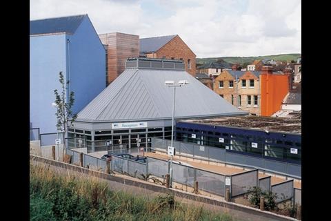 Pringle Richards Sharratt’s £6m arts and media campus was converted from a sixties glassworks and two Victorian brick warehouses.